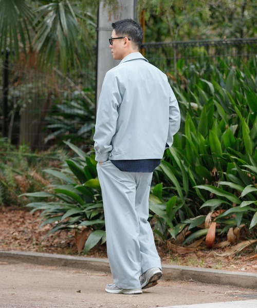 URBAN RESEARCH（アーバンリサーチ）の「『UR TECH POLIsh POLI』ハリントンジャケット（その他アウター・メンズ・ライトブルー/グリーン系その他/アイボリー・LARGE/MEDIUM）」の8枚目の写真