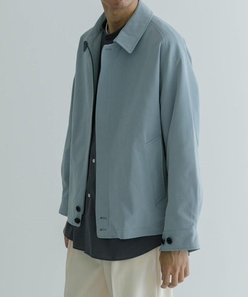 URBAN RESEARCH（アーバンリサーチ）の「『UR TECH POLIsh POLI』ハリントンジャケット（その他アウター・メンズ・ライトブルー/グリーン系その他/アイボリー・LARGE/MEDIUM）」の12枚目の写真