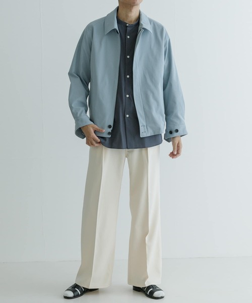 URBAN RESEARCH（アーバンリサーチ）の「『UR TECH POLIsh POLI』ハリントンジャケット（その他アウター・メンズ・ライトブルー/グリーン系その他/アイボリー・LARGE/MEDIUM）」の13枚目の写真