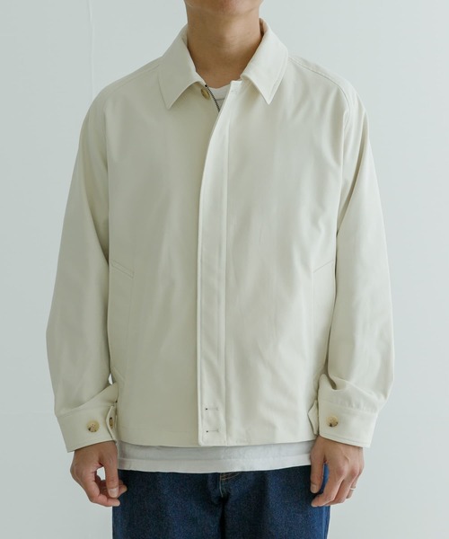 URBAN RESEARCH（アーバンリサーチ）の「『UR TECH POLIsh POLI』ハリントンジャケット（その他アウター・メンズ・ライトブルー/グリーン系その他/アイボリー・LARGE/MEDIUM）」の19枚目の写真