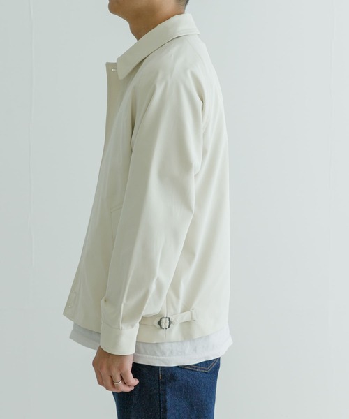 URBAN RESEARCH（アーバンリサーチ）の「『UR TECH POLIsh POLI』ハリントンジャケット（その他アウター・メンズ・ライトブルー/グリーン系その他/アイボリー・LARGE/MEDIUM）」の20枚目の写真