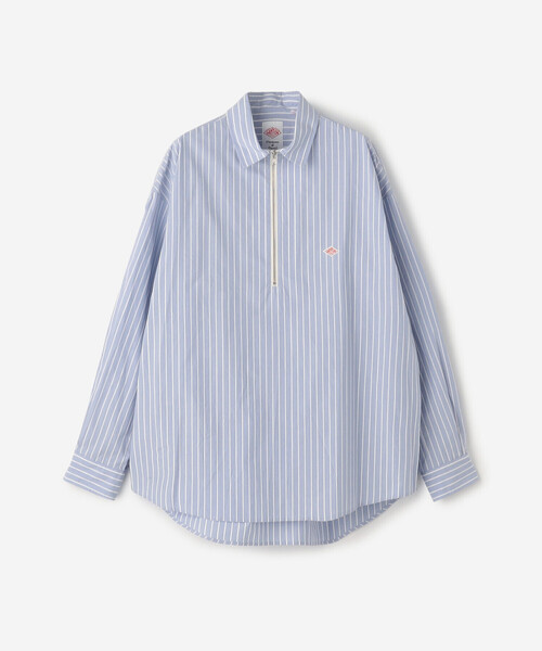 DANTON（ダントン）の「DANTON | コットン ハーフジップシャツ