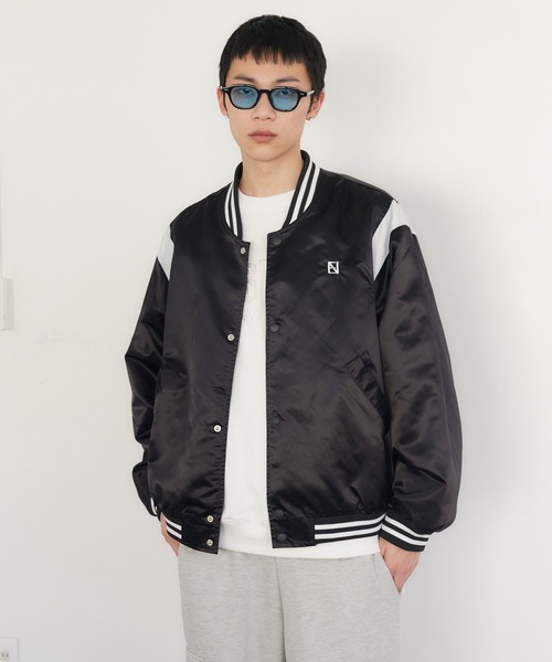 ENVYM（アンビー）の「ラインスタジャン（スタジャン・レディース・ベージュ/ブラック・MEDIUM/SMALL）」の12枚目の写真