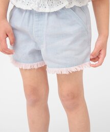BREEZE | フリンジショートパンツ_デニム(デニムパンツ)