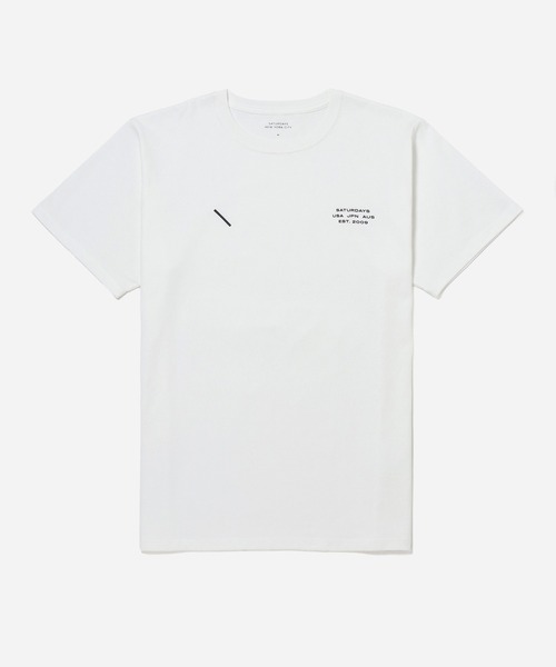 Saturdays NYC(サタデーズ ニューヨークシティ )の「International SS Tee(Tシャツ/カットソー・メンズ・ホワイト/ネイビー/ブラック・L/M/S/XL/X-SMALL)」の2枚目の写真