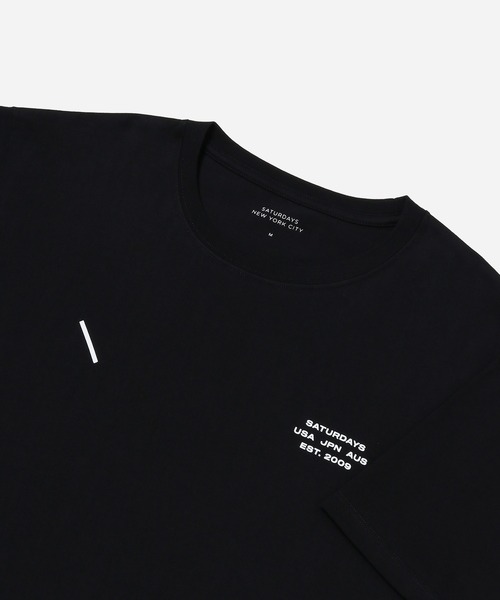 Saturdays NYC(サタデーズ ニューヨークシティ )の「International SS Tee(Tシャツ/カットソー・メンズ・ホワイト/ネイビー/ブラック・L/M/S/XL/X-SMALL)」の9枚目の写真