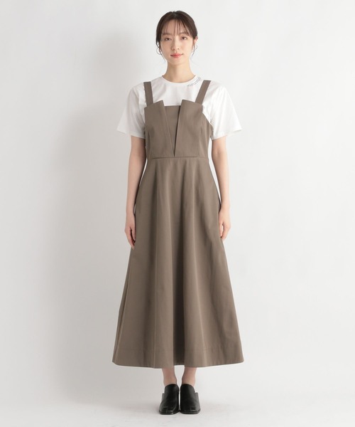 Andemiu（アンデミュウ）の「タックベアジャンスカ111465（ジャンパースカート・レディース・ブラック/グリーン/ブラウン・FREE）」の17枚目の写真