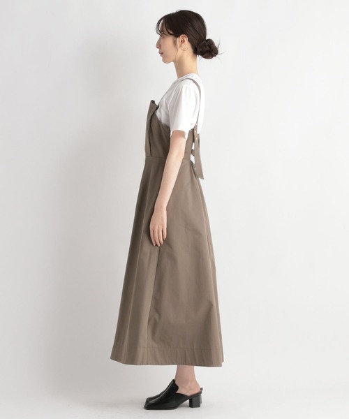 Andemiu（アンデミュウ）の「タックベアジャンスカ111465（ジャンパースカート・レディース・ブラック/グリーン/ブラウン・FREE）」の18枚目の写真