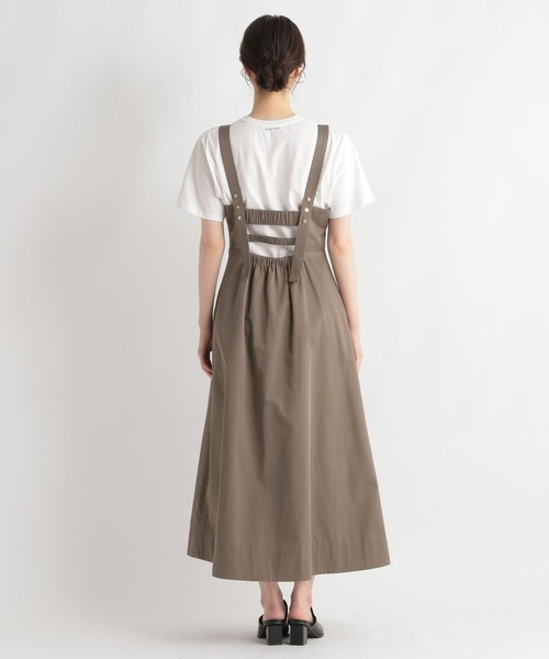 Andemiu（アンデミュウ）の「タックベアジャンスカ111465（ジャンパースカート・レディース・ブラック/グリーン/ブラウン・FREE）」の19枚目の写真