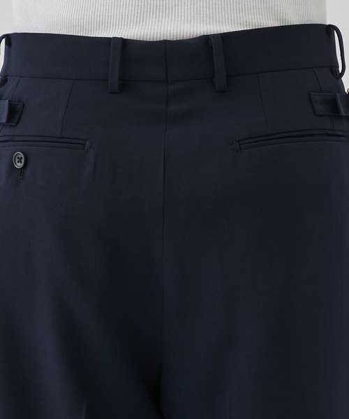 RAINMAKER(レインメーカー)の「【RAINMAKER/レインメーカー】MELANGE TWILL WIDE TROUSERS(スラックス・メンズ・ネイビー/ブラック・4/3)」の21枚目の写真