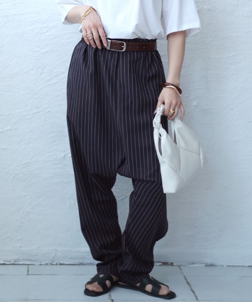 ストライプサルエルパンツ（その他パンツ）｜GOLDJAPAN（ゴールド