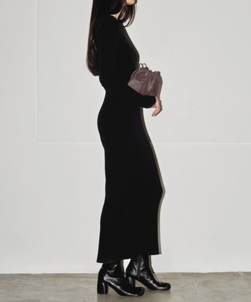 TODAYFUL（トゥデイフル）の「TODAYFUL Backlayered Knit Dress バック