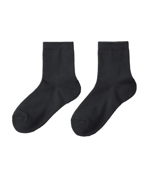 GUNZE（グンゼ）の「GUNZE BASIC/グンゼベーシック 5足組 靴下  クルー丈（ソックス/靴下・レディース・その他1/ブラック・23-25）」の3枚目の写真