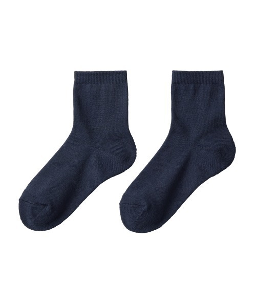 GUNZE（グンゼ）の「GUNZE BASIC/グンゼベーシック 5足組 靴下  クルー丈（ソックス/靴下・レディース・その他1/ブラック・23-25）」の4枚目の写真