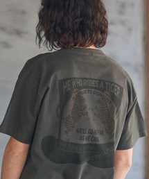 CAMBIO | mt8939- スタンダードシルエットプリントTシャツ（Tiger）(Tシャツ/カットソー)