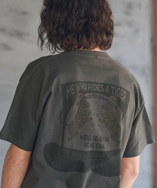 mt8939- スタンダードシルエットプリントTシャツ（Tiger）（Tシャツ/カットソー）｜CAMBIO（カンビオ）