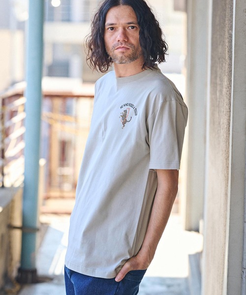 CAMBIO(カンビオ)の「mt8939- スタンダードシルエットプリントTシャツ(Tiger)(Tシャツ/カットソー・メンズ・グレー/ホワイト/スミクロ・S/M/L/XL)」の6枚目の写真