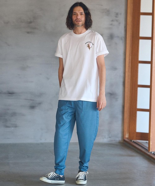 CAMBIO(カンビオ)の「mt8939- スタンダードシルエットプリントTシャツ(Tiger)(Tシャツ/カットソー・メンズ・グレー/ホワイト/スミクロ・S/M/L/XL)」の15枚目の写真