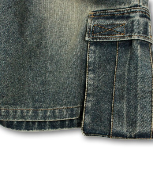 GALFY（ガルフィー）の「【GALFY/ガルフィー】ダーティーカーゴショーツ（カーゴパンツ・メンズ・ブラウン/ブルー/ブラック・L/XL）」の11枚目の写真