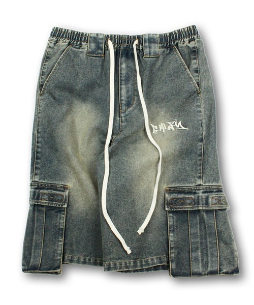 GALFY（ガルフィー）の「【GALFY/ガルフィー】ダーティーカーゴショーツ（カーゴパンツ・メンズ・ブラウン/ブルー/ブラック・L/XL）」の6枚目の写真