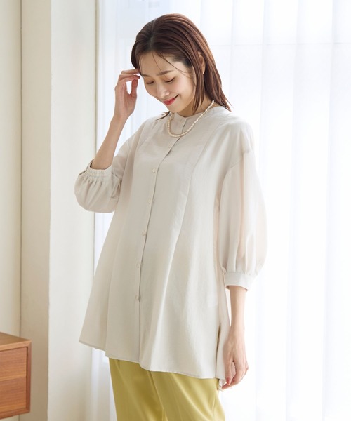 GLOBAL WORK（グローバルワーク）の「さらさら防シワバックプリーツ