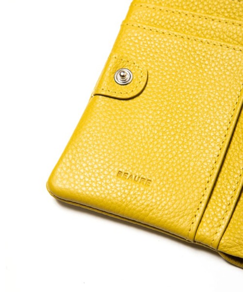 Beau're（ヴュレ）の「【BEAURE】カウレザー タッセル付き二つ折り財布 B-21121（財布・レディース・ホワイト/グリーン/ゴールド/ベージュ/イエロー/ブラック/シルバー・FREE）」の12枚目の写真