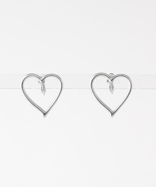 URBAN RESEARCH Sonny Label(アーバンリサーチサニーレーベル)の「ハートイヤリング(イヤリング・レディース・ゴールド/シルバー・ONE)」の3枚目の写真