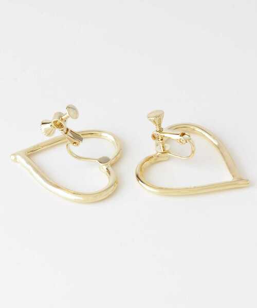 URBAN RESEARCH Sonny Label(アーバンリサーチサニーレーベル)の「ハートイヤリング(イヤリング・レディース・ゴールド/シルバー・ONE)」の5枚目の写真