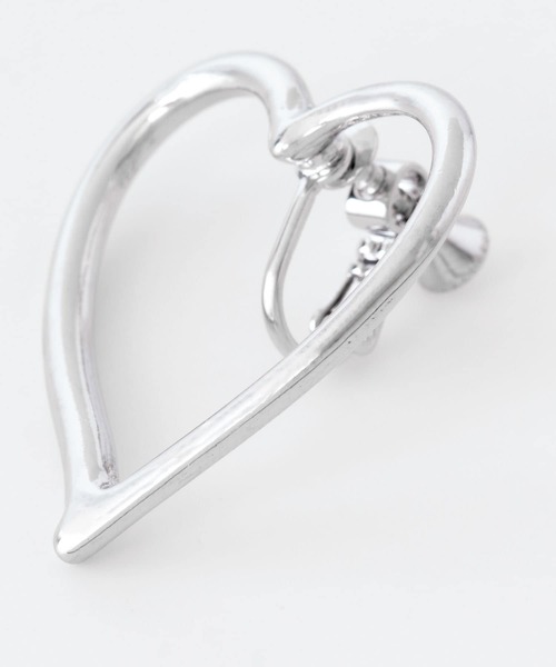 URBAN RESEARCH Sonny Label(アーバンリサーチサニーレーベル)の「ハートイヤリング(イヤリング・レディース・ゴールド/シルバー・ONE)」の6枚目の写真