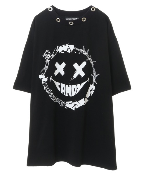 Candy stripper MEDLEY SMILE BIG Tシャツ Candy stripper MEDLEY SMILE BIG Tシャツ