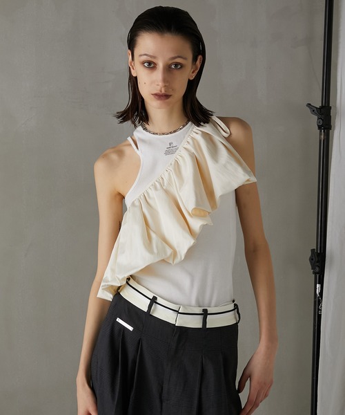 PRANK PROJECT（プランクプロジェクト）の「マルチウェイバルーンカラー / Multi-way Balloon Collar（付け襟・レディース・ライム/ピンク/アイボリー/ブラック・FREE）」の10枚目の写真