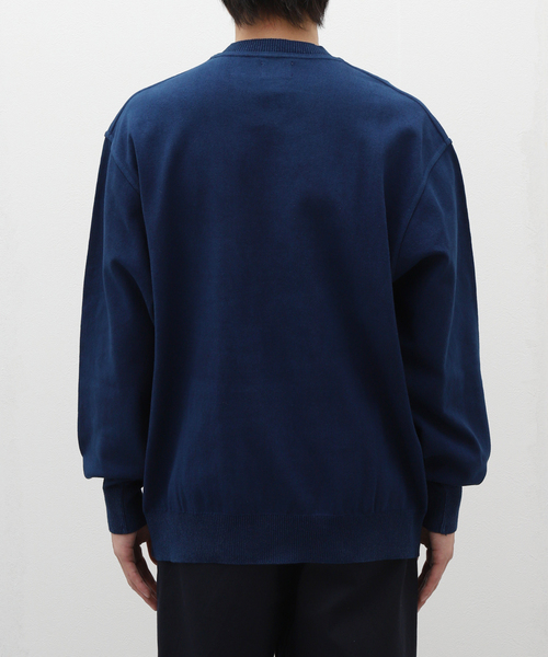 Yonetomi(ヨネトミ)の「【YONETOMI × Watanabes 】WAVE COTTON KNIT P/O(ニット/セーター・メンズ・ダークブルー・4/3)」の9枚目の写真