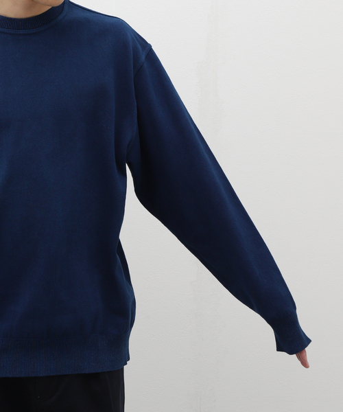 Yonetomi(ヨネトミ)の「【YONETOMI × Watanabes 】WAVE COTTON KNIT P/O(ニット/セーター・メンズ・ダークブルー・4/3)」の12枚目の写真