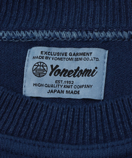Yonetomi(ヨネトミ)の「【YONETOMI × Watanabes 】WAVE COTTON KNIT P/O(ニット/セーター・メンズ・ダークブルー・4/3)」の4枚目の写真