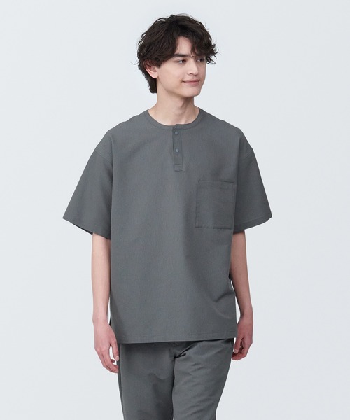 大福 サークルT刺繍 スコッティキャメロン ストレッチモックネック