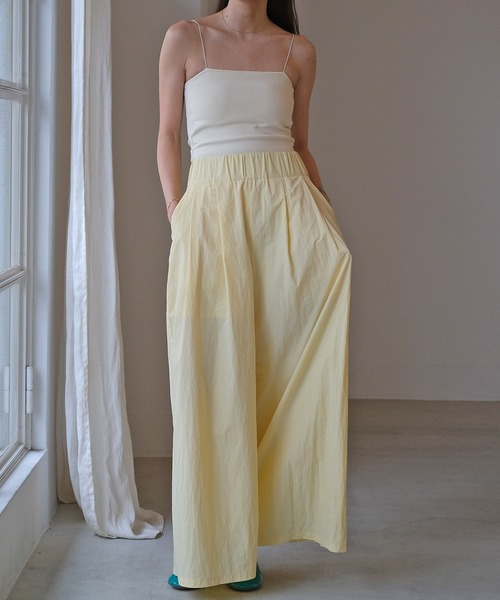 AKTE（アクテ）の「カップインナローストラップキャミソール（キャミソール・レディース・ホワイト/ブラック・FREE）」の5枚目の写真