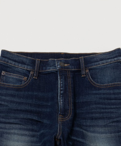 NAVY(ネイビー)の「毎日はきたくなるデニム「マイデニ」テーパード(デニムパンツ・メンズ・ダークインディゴブルー/ワンウォッシュ・26inch/27inch/28inch/29inch/30inch/31inch/32inch/33inch/34inch)」の3枚目の写真