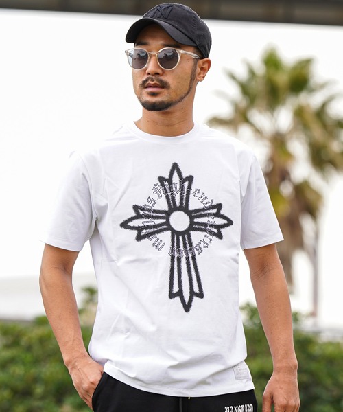 adamsJUGGLER（アダムスジャグラー）の「CHクロスティー（Tシャツ/カットソー・メンズ・ブラック/ホワイト・S/M/L/XL/XXL）」の22枚目の写真