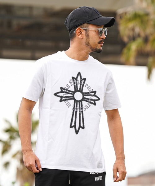adamsJUGGLER（アダムスジャグラー）の「CHクロスティー（Tシャツ/カットソー・メンズ・ブラック/ホワイト・S/M/L/XL/XXL）」の21枚目の写真