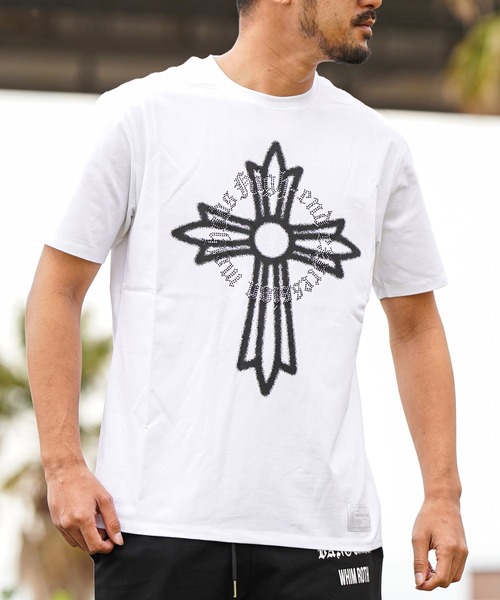 adamsJUGGLER（アダムスジャグラー）の「CHクロスティー（Tシャツ/カットソー・メンズ・ブラック/ホワイト・S/M/L/XL/XXL）」の19枚目の写真