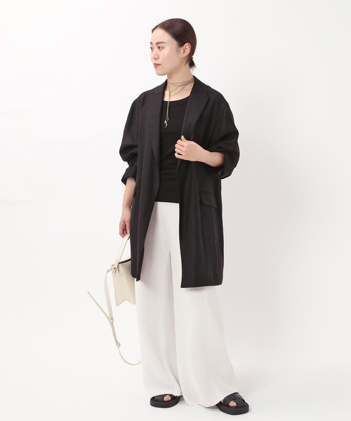 AP STUDIO（エーピーストゥディオ）の「メッシュワイドパンツ（その他パンツ・レディース・ホワイト・36/38）」の7枚目の写真