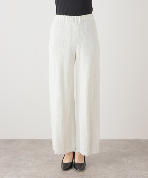 AP STUDIO（エーピーストゥディオ）の「メッシュワイドパンツ（その他パンツ・レディース・ホワイト・36/38）」の10枚目の写真