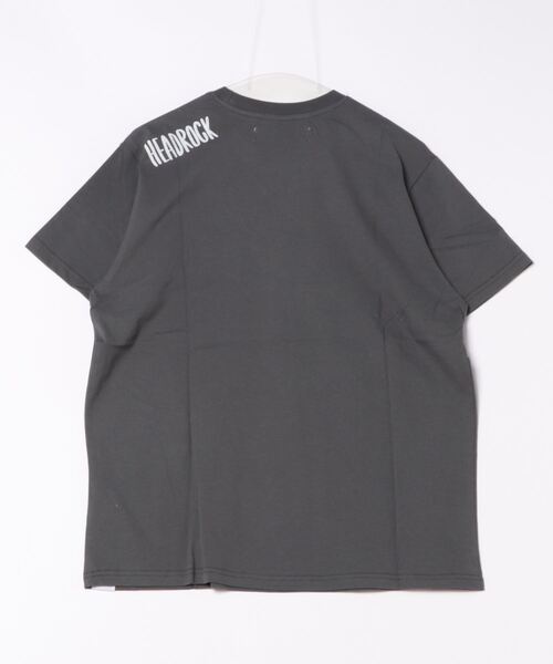 HEAD ROCK(ヘッドロック)の「半袖オーバーサイズTシャツ(大人)(Tシャツ/カットソー・レディース・オートミール/スミクロ/ネイビー・185/175/165)」の4枚目の写真