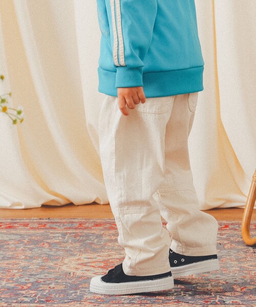 FABRIQ REPORT × こども ビームス / 生成 テーパード パンツ（90～135cm）（その他パンツ）｜こども ビームス（コドモビームス） wif.tv