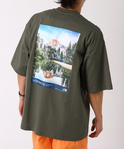 THE NORTH FACE(ザノースフェイス)の「THE NORTH FACE S/S Yosemite Scenery Tee NT32436(Tシャツ/カットソー・メンズ・ブラック/オリーブ/グレー/ホワイト・SMALL/LARGE/X-LARGE/MEDIUM)」の4枚目の写真