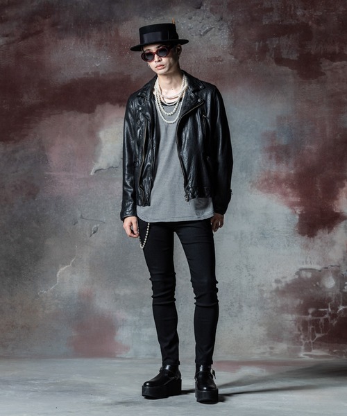 glamb（グラム）の「Punk Bouquet Riders Jacket / パンクブーケ