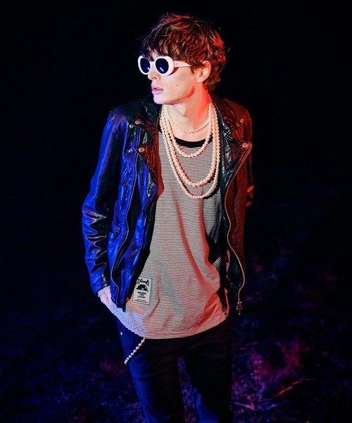 glamb(グラム)の「Punk Bouquet Riders Jacket / パンクブーケライダースジャケット(ライダースジャケット・メンズ・ブラック・S/M/L)」の11枚目の写真