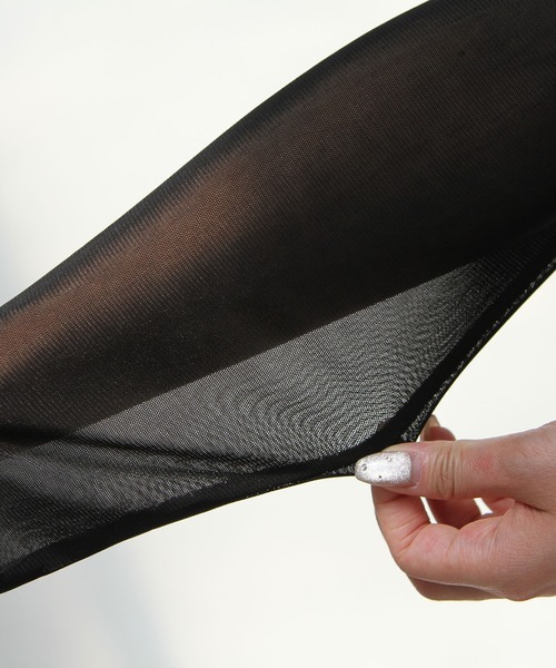 Newlyme(ニューリーミー)の「カラーシアートップス(Tシャツ/カットソー・レディース・イエロー/パープル/グリーン/ホワイト/ブラック/ベビーピンク・MEDIUM)」の8枚目の写真