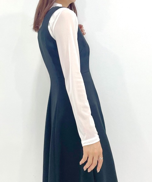 Newlyme(ニューリーミー)の「カラーシアートップス(Tシャツ/カットソー・レディース・イエロー/パープル/グリーン/ホワイト/ブラック/ベビーピンク・MEDIUM)」の12枚目の写真