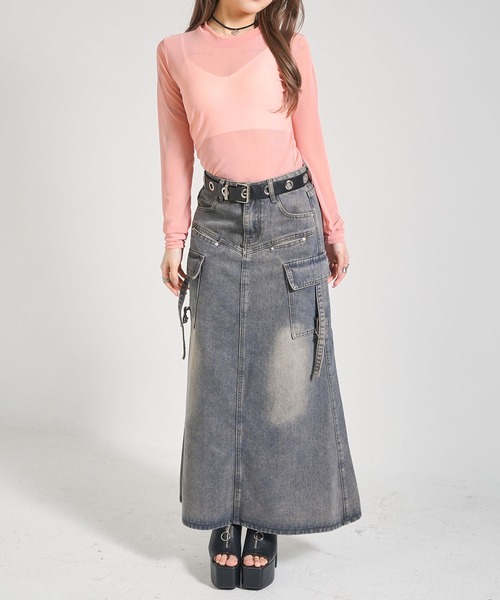 Newlyme(ニューリーミー)の「カラーシアートップス(Tシャツ/カットソー・レディース・イエロー/パープル/グリーン/ホワイト/ブラック/ベビーピンク・MEDIUM)」の15枚目の写真